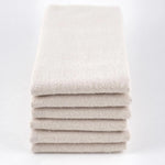 ORGANIC BRUSHED COTTON TOWELS-OATMEAL