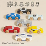 CLASSIC WOODEN SPORTS CAR SET