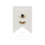 WINKY EYES ENAMEL PIN