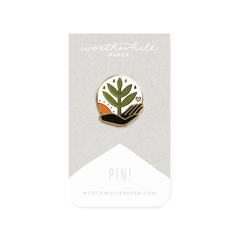 GROW ENAMEL PIN