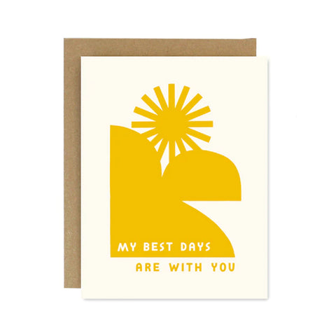 MY BEST DAYS CARD