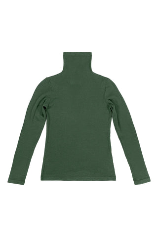 WHIDBEY TURTLENECK-HUNTER GREEN