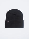 ORGANIC COTTON BEANIE-BLACK