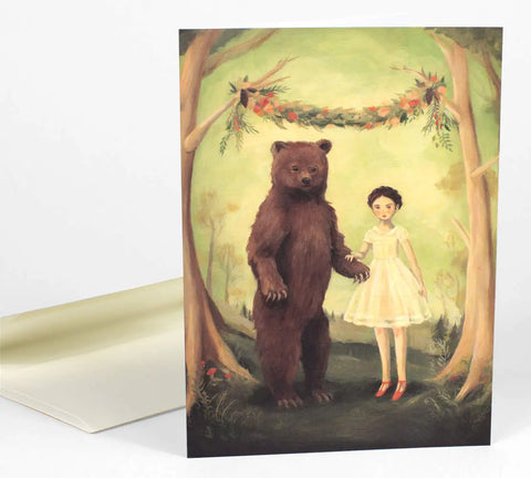 SHE MARRIED A BEAR CARD