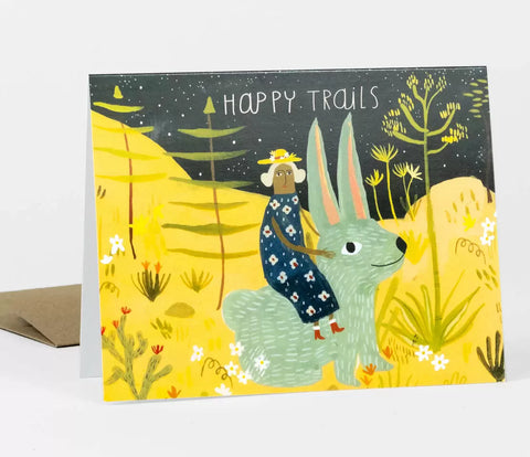 HAPPY TRAILS CARD