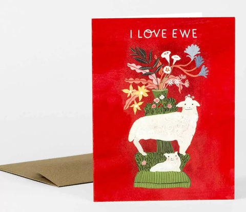 I LOVE EWE CARD