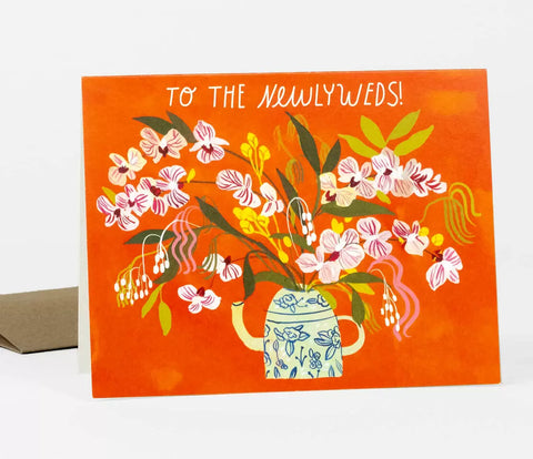TO THE NEWLYWEDS CARD