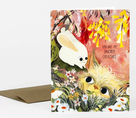 FAVOURITE CREATURE CARD