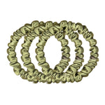 SKINNY SILK SCRUNCHIE-OLIVE