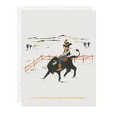 BUCKING AWESOME CARD