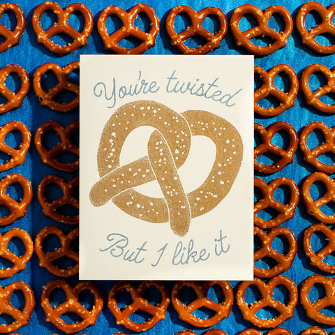 TWISTED PRETZEL CARD