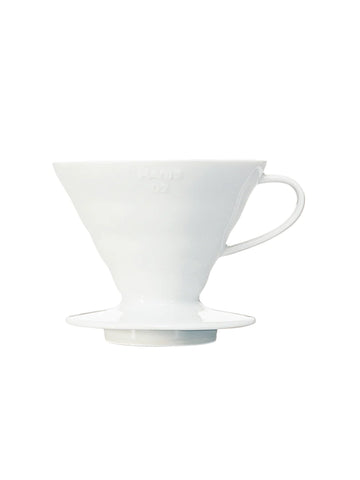 HARIO V60-02 CERAMIC DRIPPER-WHITE