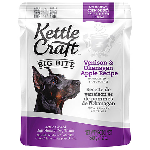 VENISON & OKANAGAN APPLE DOG TREATS - LARGE