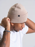 ORGANIC COTTON BEANIE-TAN