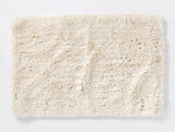 ORGANIC SHAG BATH MAT-UNDYED