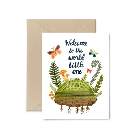 WELCOME TO THE WORLD CARD