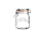 GLASS CLIP TOP STORAGE JAR 1L