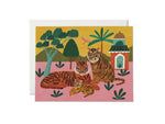 TIGER FAMILY BABY CARD