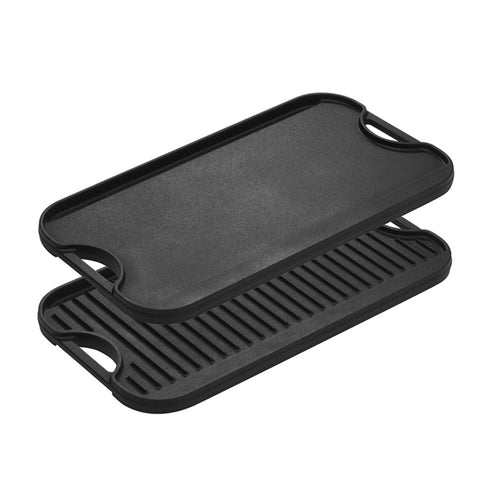 LODGE 20” x 11” CAST IRON REVERSIBLE GRIDDLE