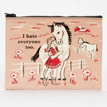 BLUE Q ZIPPER POUCH