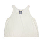 CROPPED TANK WASHED WHITE