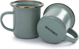 ENAMEL ESPRESSO CUP SET-MINT