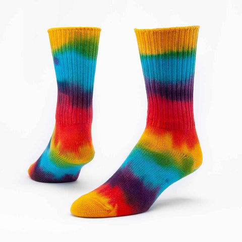 ORGANIC COTTON CREW SOCKS- HAND DYED