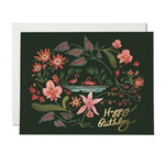 PINK FLAMINGOS BIRTHDAY CARD