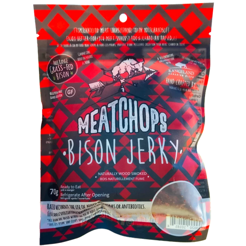 MEATCHOPS BISON JERKY ZERO SUGAR