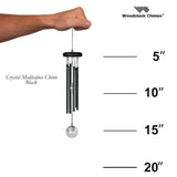 CRYSTAL MEDITATION CHIME - BLACK