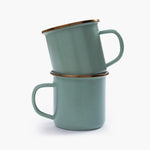 ENAMEL CUP SET-MINT
