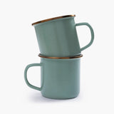 ENAMEL CUP SET-MINT