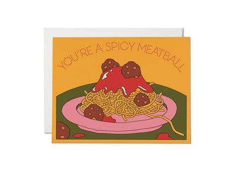 SPICY MEATBALL CARD