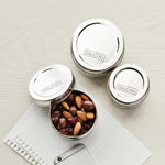 DALCINI STAINLESS STEEL 3 ROUND CONTAINER SET