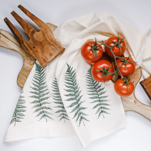 FERNS ORGANIC TEA TOWEL