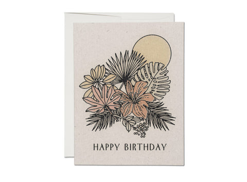 TROPICAL BIRTHDAY CARD