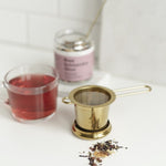 GOLD TEA STRAINER