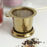 GOLD TEA STRAINER