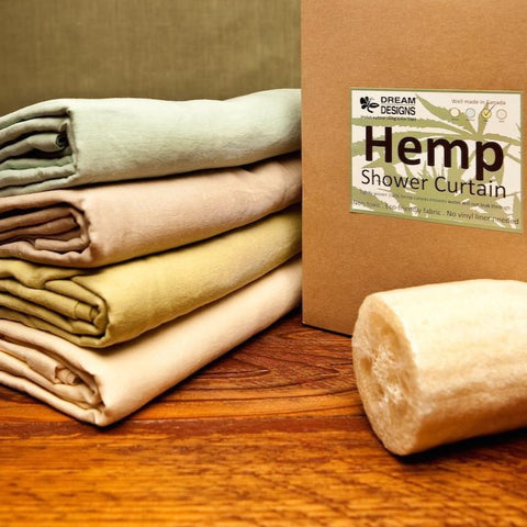 HEMP SHOWER CURTAIN