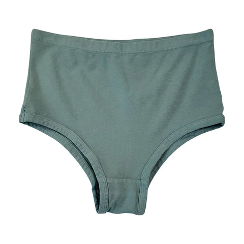 HIGH WAIST BRIEF CLAY GREEN
