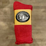 MOHAIR SOCKS RED