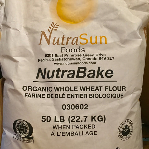 ORGANIC WHOLE WHEAT FLOUR 22.7KG