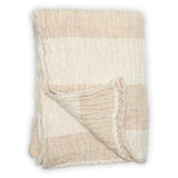 LINEN CRINKLE THROW BLANKET