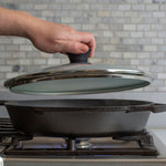 LODGE 12" TEMPERED GLASS LID