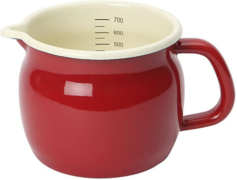 ENAMEL SMALL MEASURING JUG