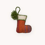 HAND EMBROIDERED ORNAMENT/STOCKING