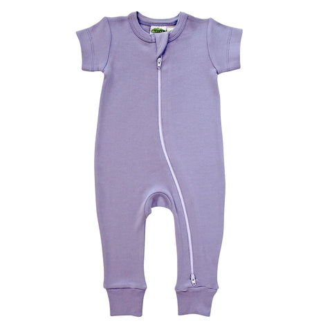 PARADE ROMPER SHORT SLEEVE-LILAC