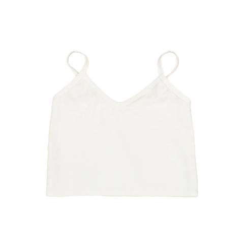 SPAGHETTI TANK WASHED WHITE