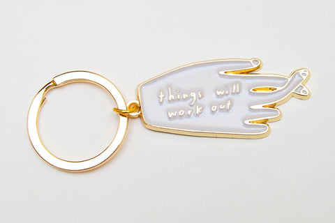KEYCHAIN-THINGS WILL WORK OUT