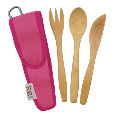 To-Go Ware REUSABLE BAMBOO KIDS UTENSIL SET